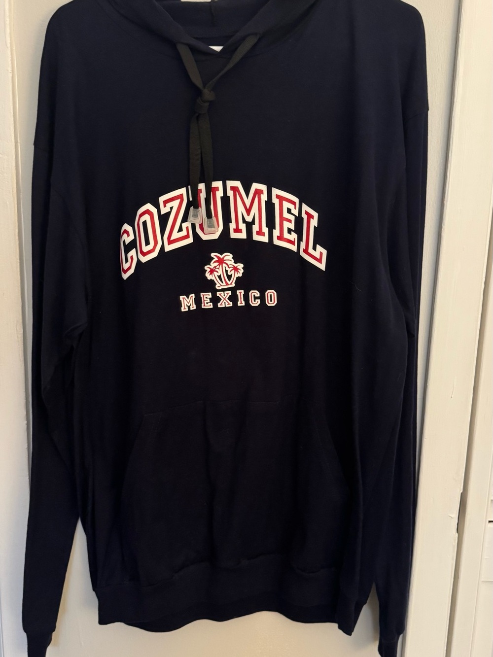 Cozumel Mexico Hoodie XL Navy Graphic Pullover Hoodie